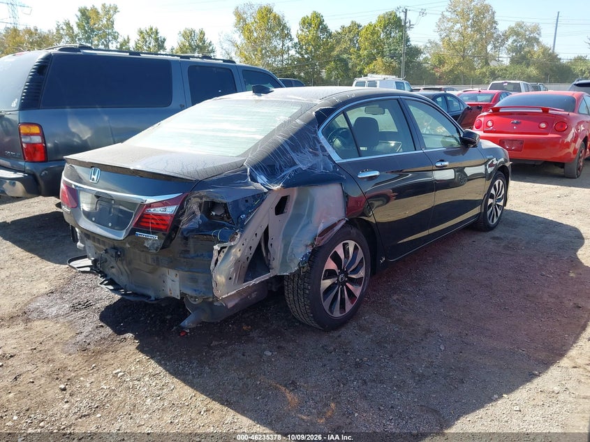 Vin: jhmcr6f54hc017014, lot: 46735372, honda accord hybrid ex-l 20174