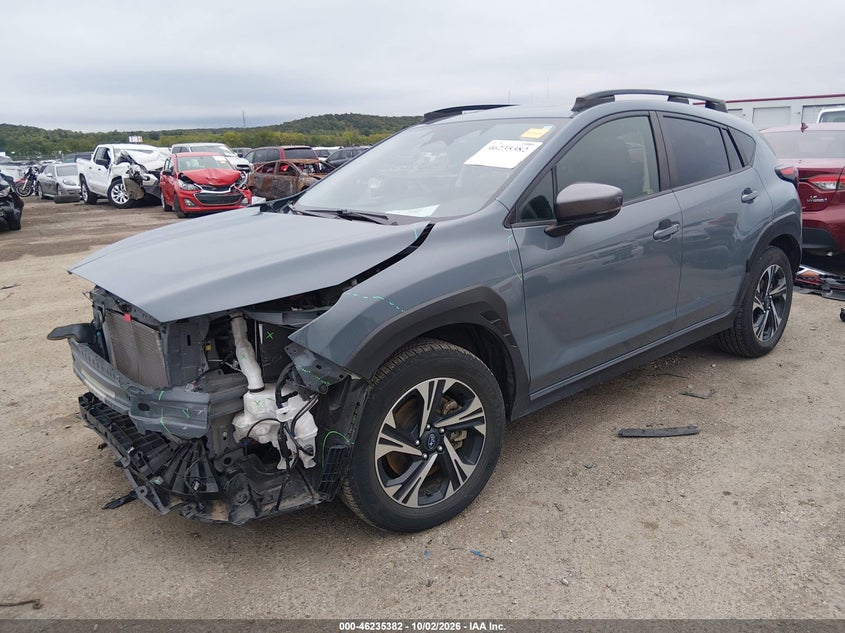 Vin: jf2guadc6r8303443, lot: 46735376, subaru crosstrek premium 20242