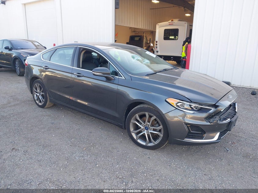 Vin: 3fa6p0cd0kr140191, lot: 46735459, ford fusion sel 20191