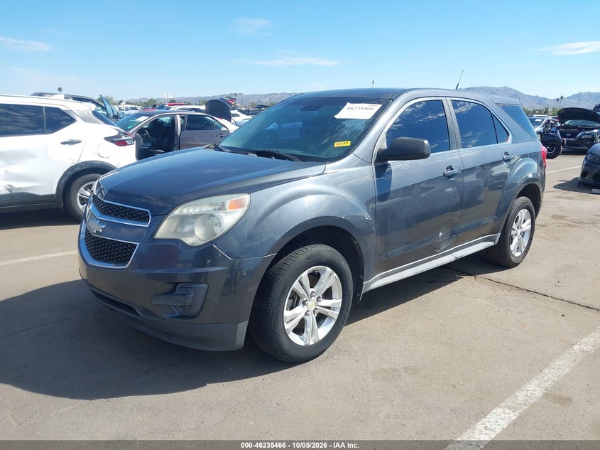 2011 Chevrolet Equinox Ls, Right Front, IAAI, VIN 2GNALBEC4B1174095 — photo 2
