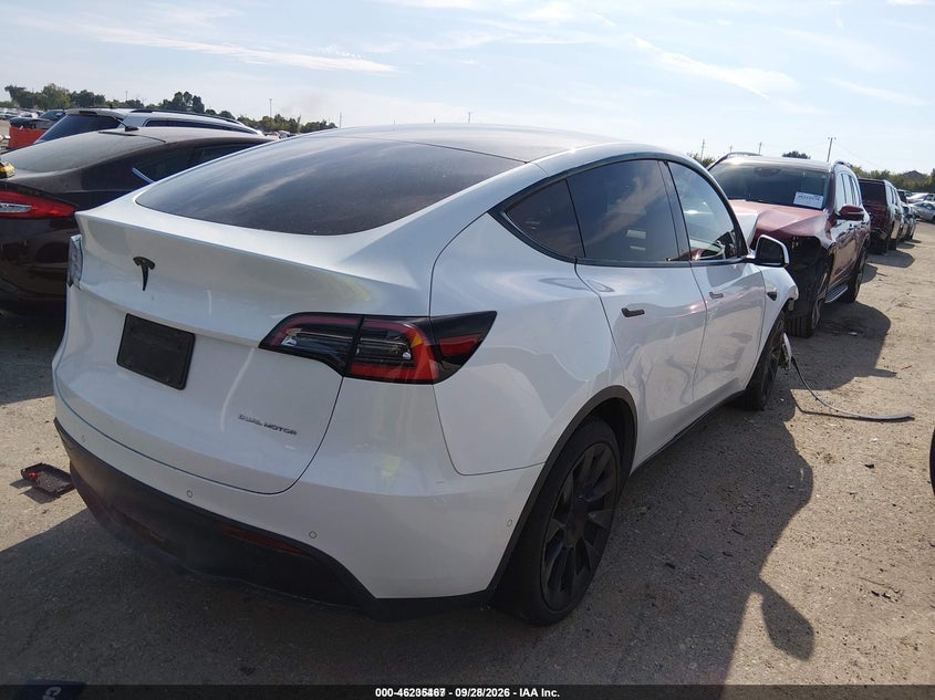 TESLA MODEL Y 2020 VIN 5YJYGDEE9LF037161
