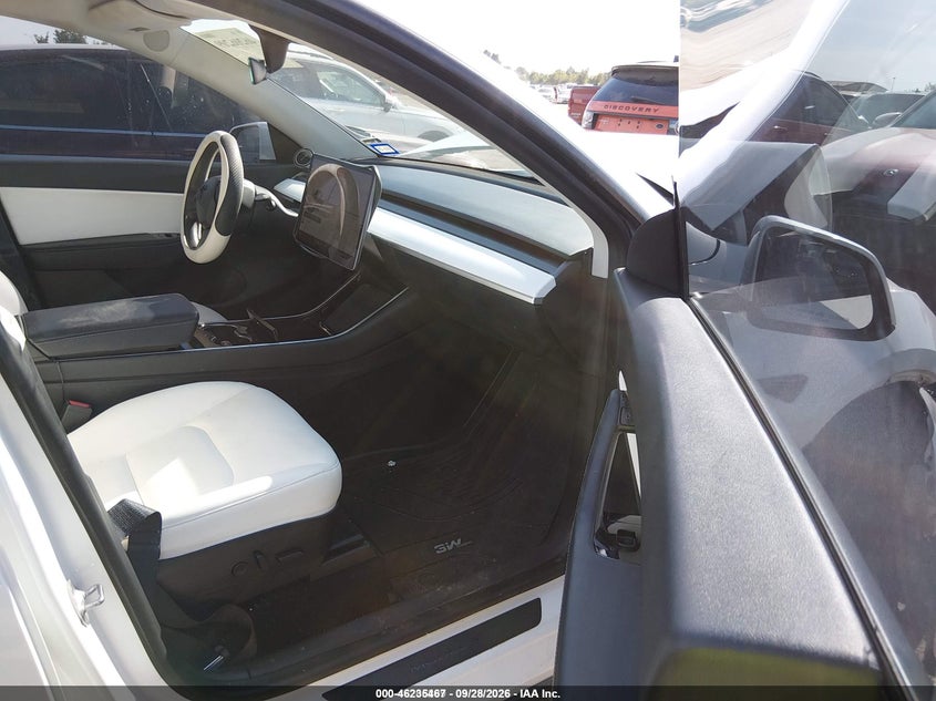 TESLA MODEL Y 2020 VIN 5YJYGDEE9LF037161