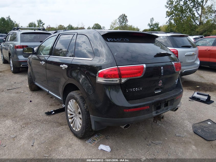 LINCOLN MKX 2011 VIN 2LMDJ8JK6BBJ15779