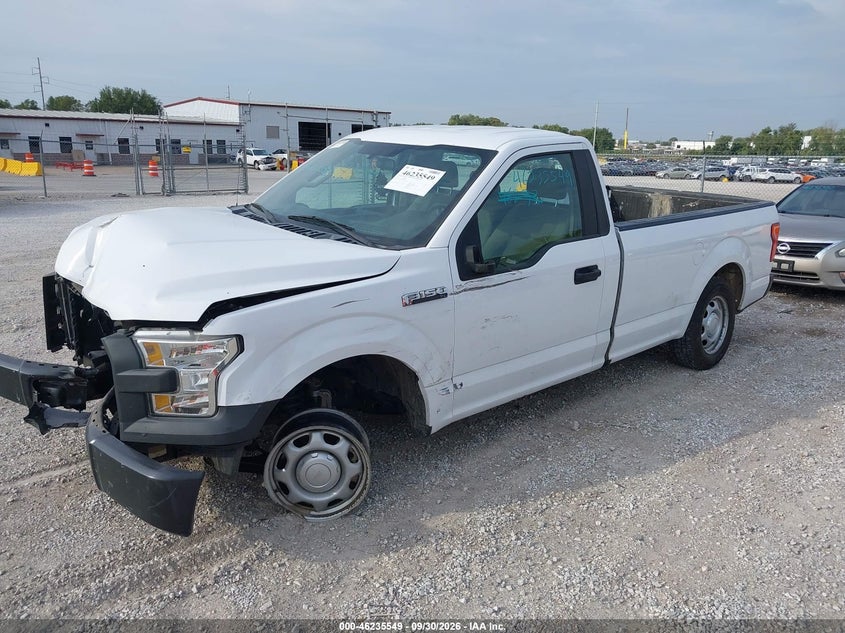 Vin: 1ftmf1cf5gkg04759, lot: 46735543, ford f-150 xl 20162