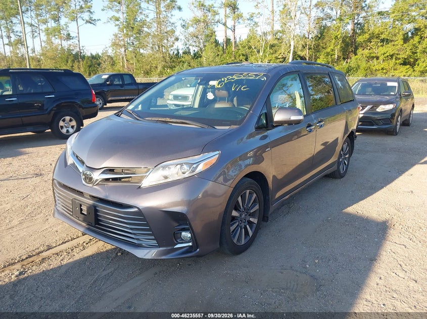 Vin: 5tddz3dcxks218797, lot: 46735551, toyota sienna limited 7 passenger/limited premium 7 passenger/xle/xle premium 7 passenger 20192