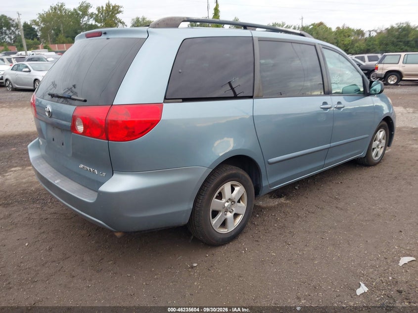 TOYOTA SIENNA 2009 VIN 5TDZK23C29S274927