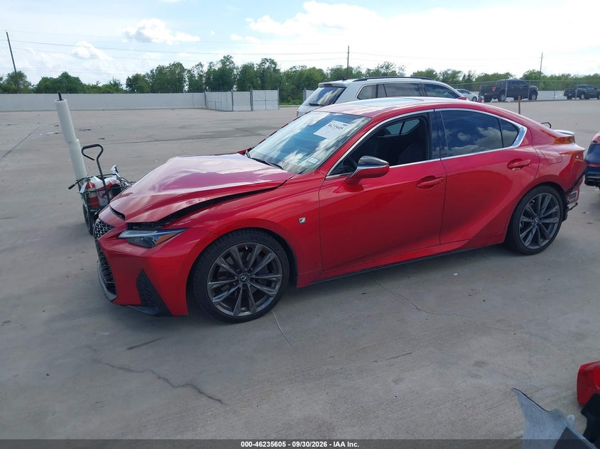 LEXUS IS 350 2022 VIN JTHGZ1B27N5050332
