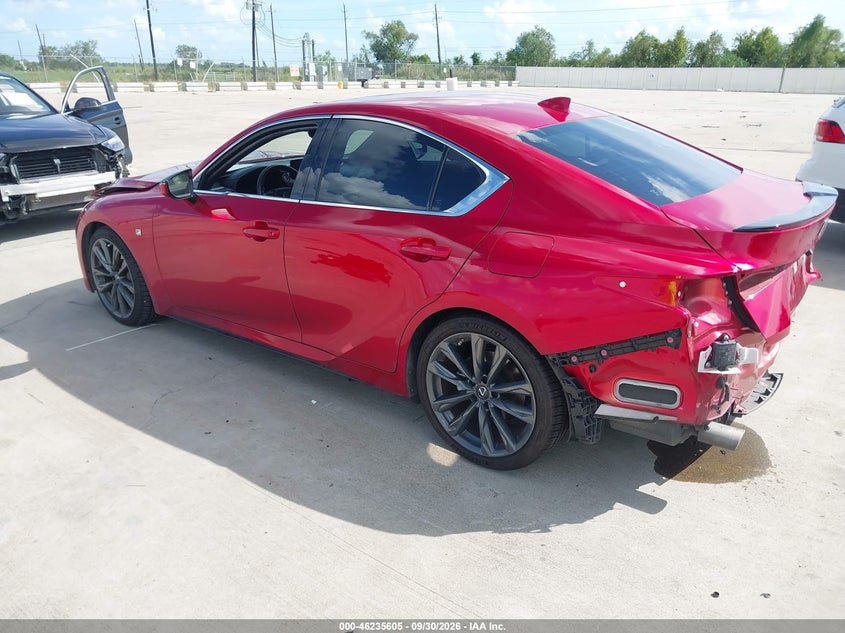 Vin: jthgz1b27n5050332, lot: 46735599, lexus is 350 f sport 20223