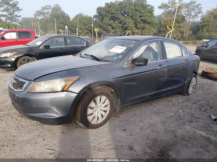 2008 Honda Accord 2.4 Lx, Rear, IAAI, VIN 1HGCP26328A155646 — photo 2