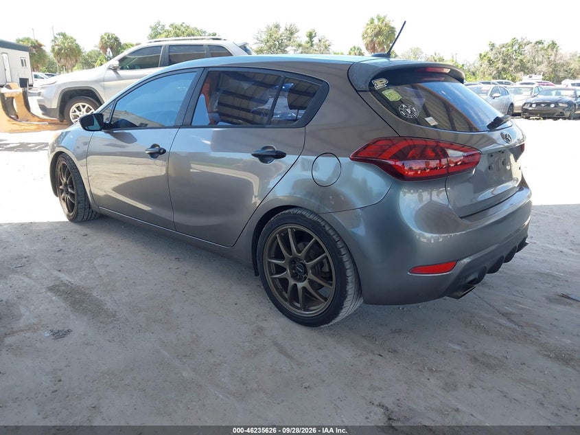 Vin: knafz5a33g5536697, lot: 46735620, kia forte sx 20163