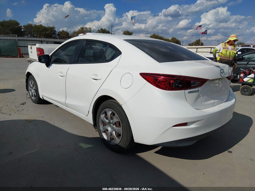 Vin: jm1bm1u78e1149235, lot: 46735630, mazda mazda3 i sport 20143