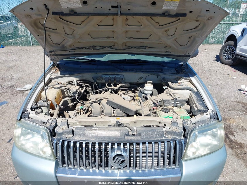 MERCURY MARINER 2005 VIN 4M2CU57115DJ25838