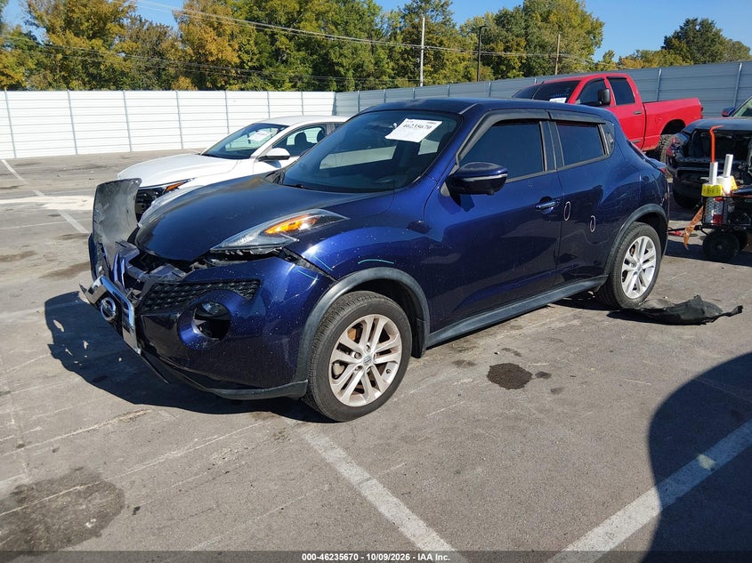 Vin: jn8af5mrxft510473, lot: 46735664, nissan juke sl 20152