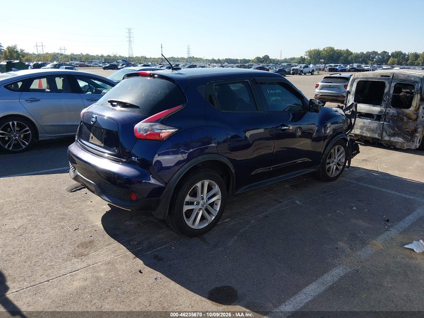 Vin: jn8af5mrxft510473, lot: 46735664, nissan juke sl 20154