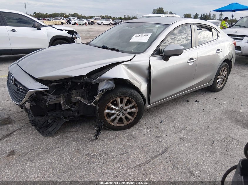 Vin: 3mzbm1u77gm261608, lot: 46735695, mazda mazda3 i sport 20162