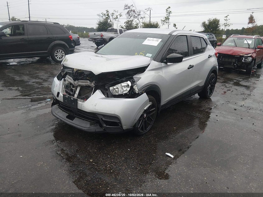 Vin: 3n1cp5bv9ll527558, lot: 46735714, nissan kicks s xtronic cvt 20202