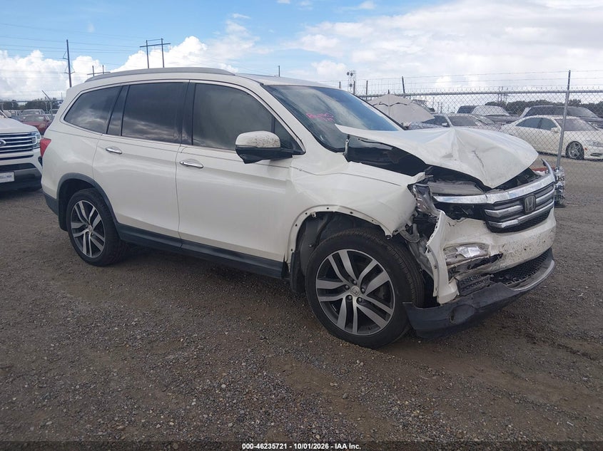Vin: 5fnyf5h96hb015312, lot: 46735715, honda pilot touring 2017 img_1