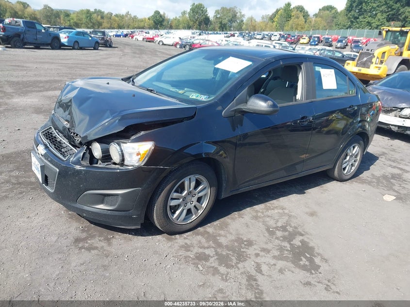 CHEVROLET SONIC 2012 VIN 1G1JA5SHXC4105569