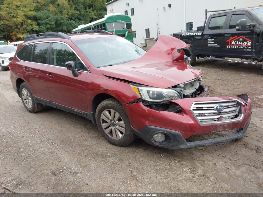 Vin: 4s4bsacc4h3361770, lot: 46735743, subaru outback 2.5i premium 20171