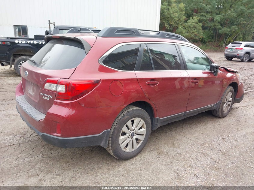 Vin: 4s4bsacc4h3361770, lot: 46735743, subaru outback 2.5i premium 20174