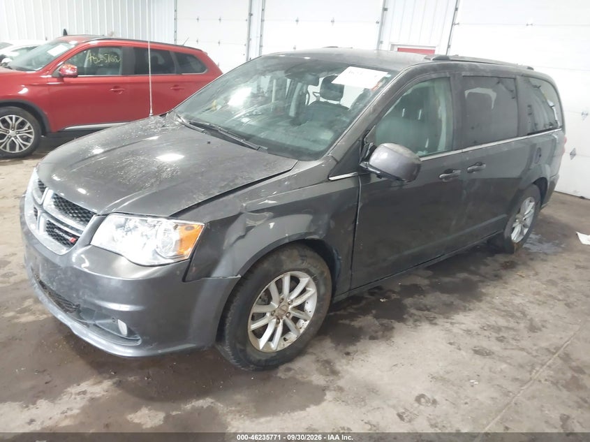 Vin: 2c4rdgcg7kr767446, lot: 46735765, dodge grand caravan sxt 20192