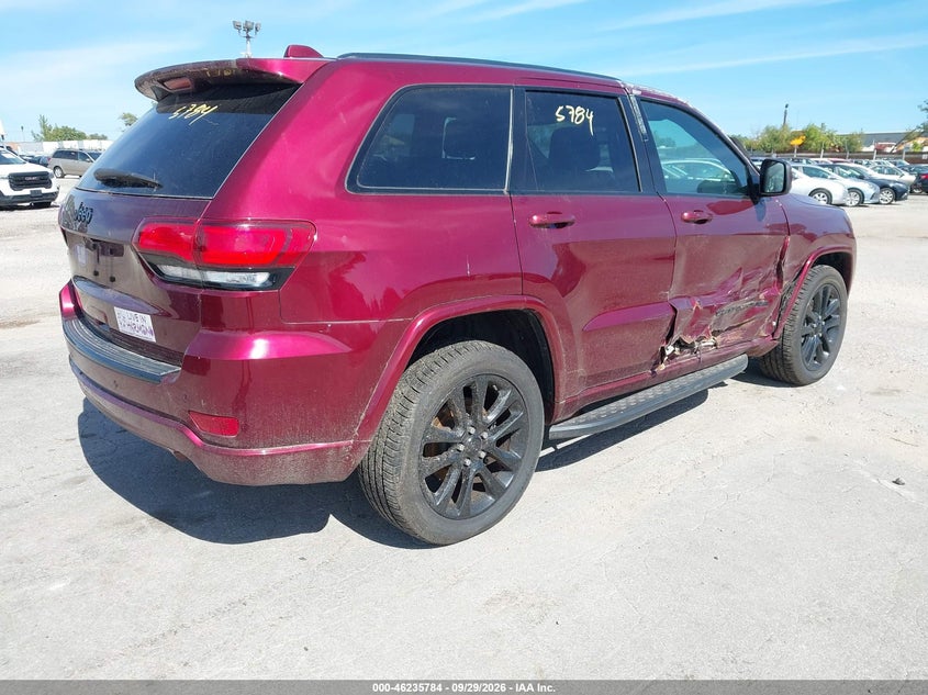 Vin: 1c4rjfag4hc767203, lot: 46735778, jeep grand cherokee altitude 4x4 20174
