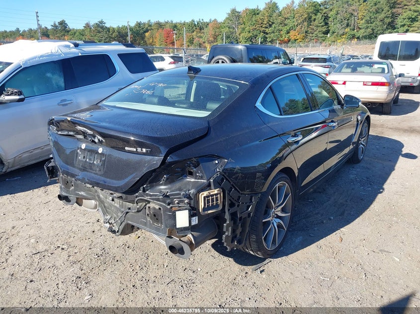 Vin: kmtg34le5mu070730, lot: 46735789, genesis g70 3.3t awd 20214