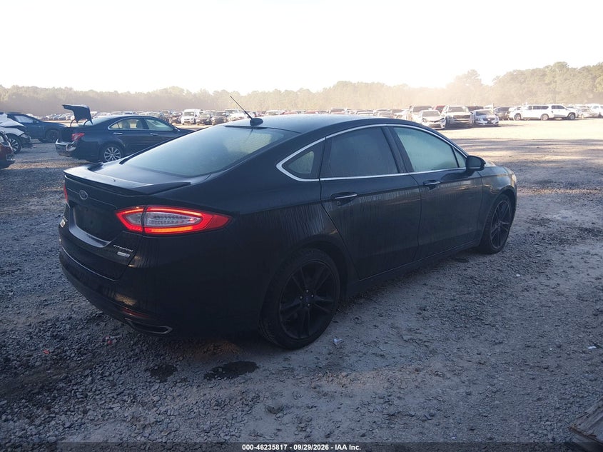 Vin: 3fa6p0d99gr253252, lot: 46735810, ford fusion titanium 20164