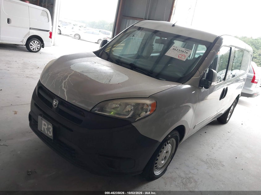 RAM PROMASTER CITY 2016 VIN ZFBERFAT5G6C76792