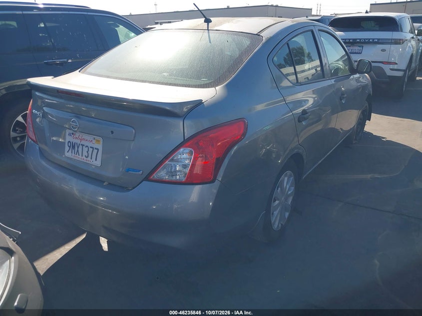 Vin: 3n1cn7ap5el854966, lot: 46735840, nissan versa 1.6 s+ 20144