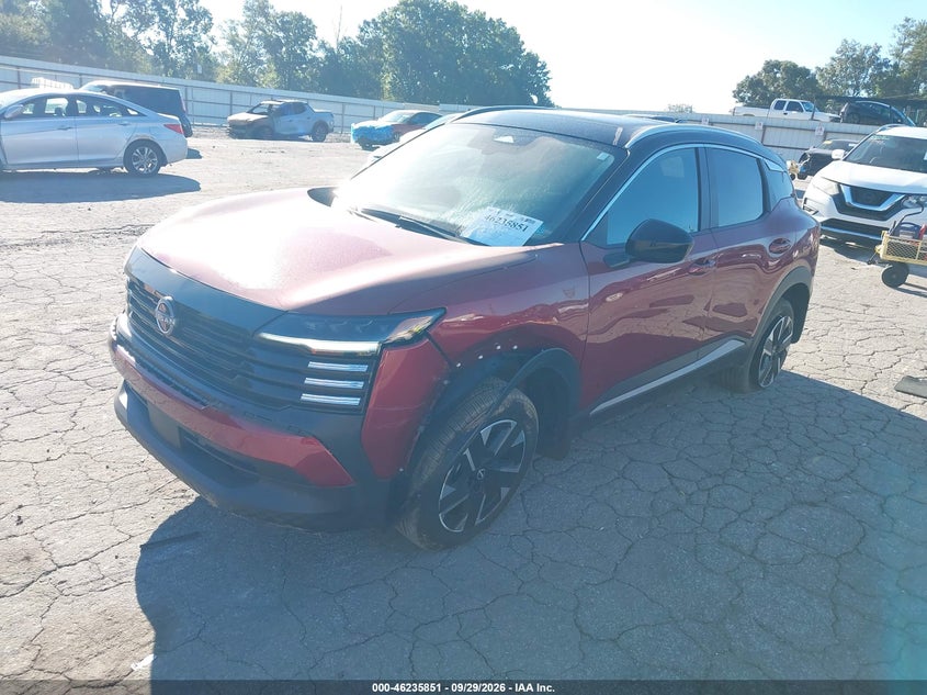 Vin: 3n8ap6cb7sl438492, lot: 46735845, nissan kicks sv intelligent awd 20252