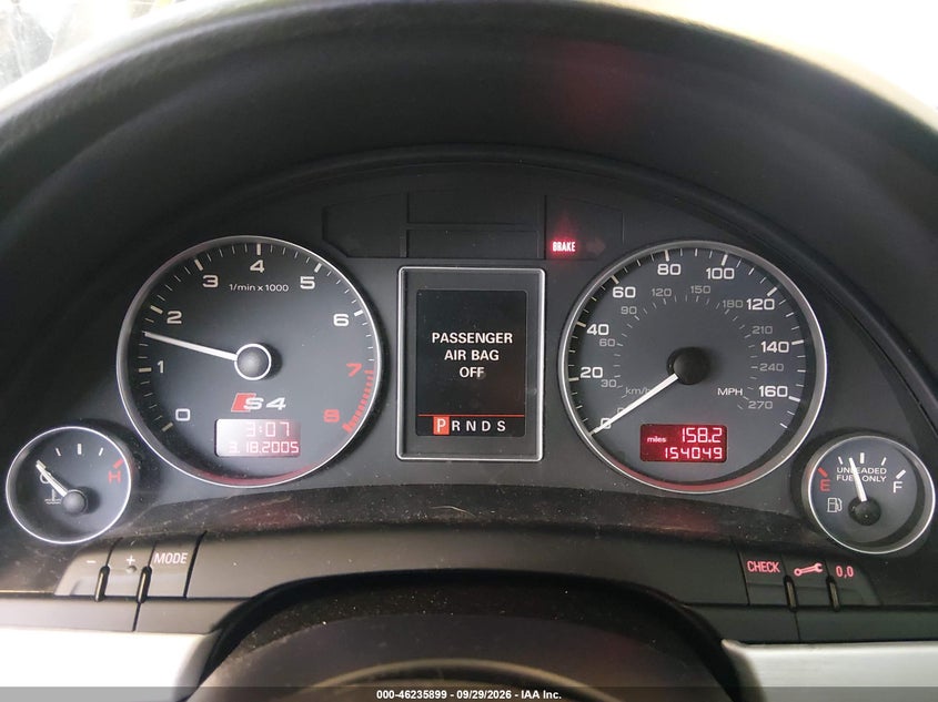 AUDI S4 2007 VIN WAUUL78E77A009717
