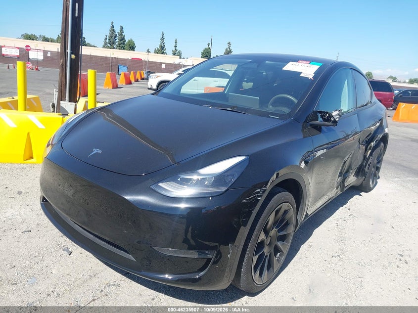 Vin: 7saygdee4ra218354, lot: 46735902, tesla model y long range dual motor all-wheel drive 20242