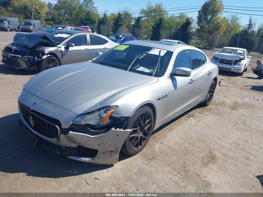 Vin: zam56rra5e1078100, lot: 46735925, maserati quattroporte s q4 20142