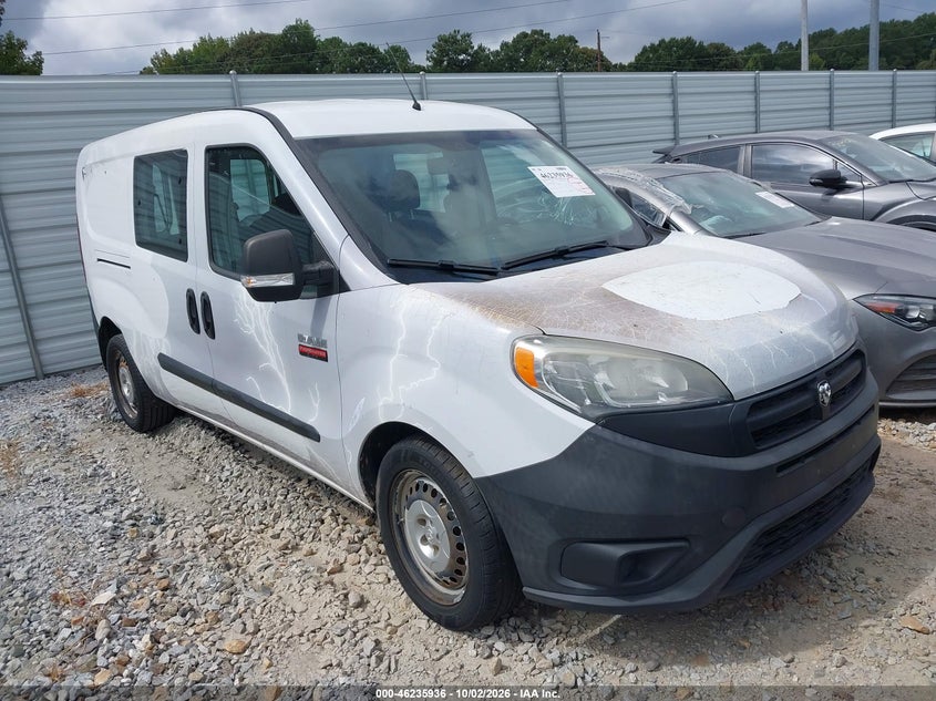Vin: zfberfat4g6c75276, lot: 46735930, ram promaster city tradesman 2016 img_1