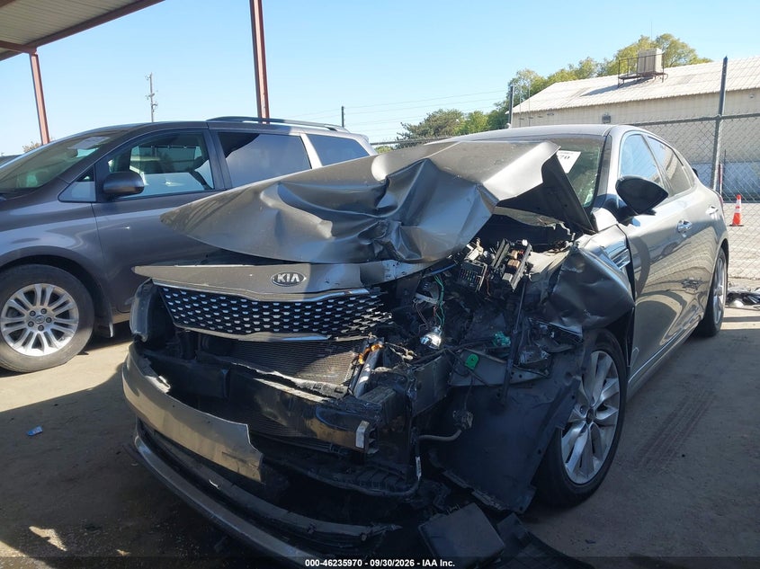 2016 Kia Optima Ex, Front End, IAAI, VIN 5XXGU4L31GG119345 — photo 2