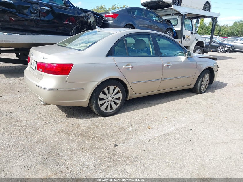 Vin: 5npeu4af9ah586741, lot: 46735999, hyundai sonata limited v6 20101