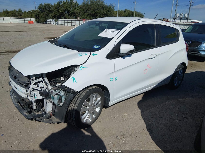 2018 Chevrolet Spark 1Lt Cvt, Front End, IAAI, VIN KL8CD6SA6JC469242 — photo 2