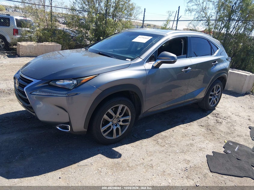 2015 Lexus NX, Front End, IAAI, VIN JTJBARBZ2F2030066 — photo 2