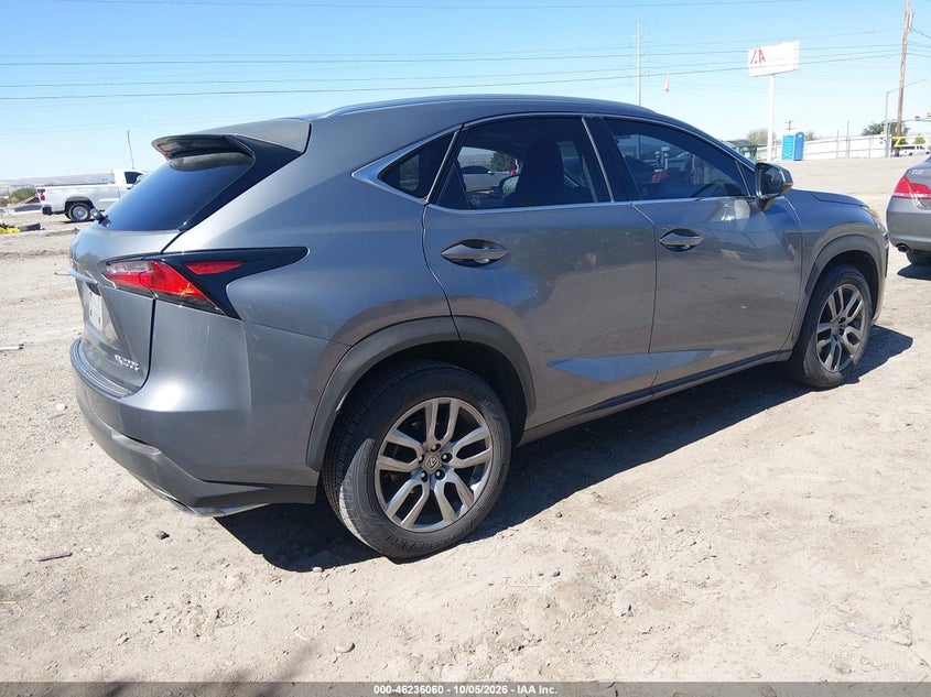 Vin: jtjbarbz2f2030066, lot: 46736054, lexus nx 200t 20154