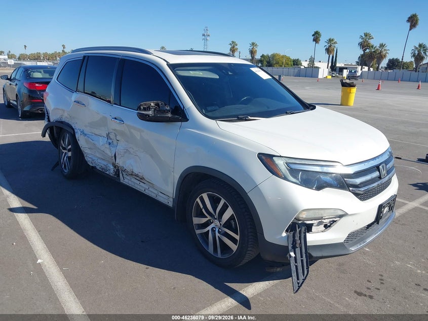 Vin: 5fnyf6h01gb038325, lot: 46736073, honda pilot elite 2016 img_1