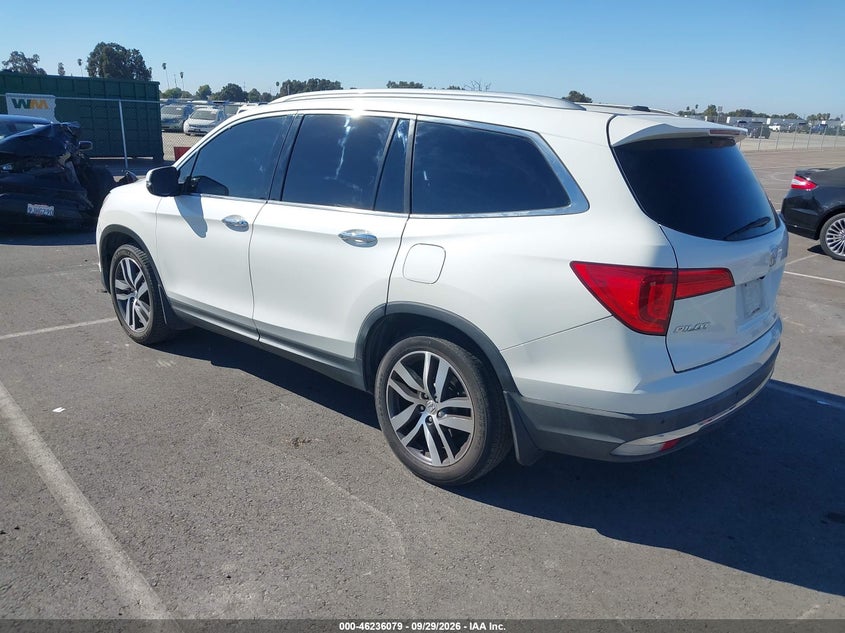 Vin: 5fnyf6h01gb038325, lot: 46736073, honda pilot elite 20163