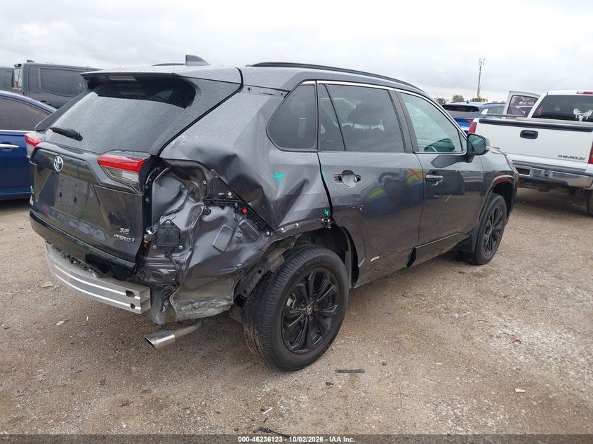 Vin: 4t3t6rfv2ru145245, lot: 46736117, toyota rav4 hybrid se 20244