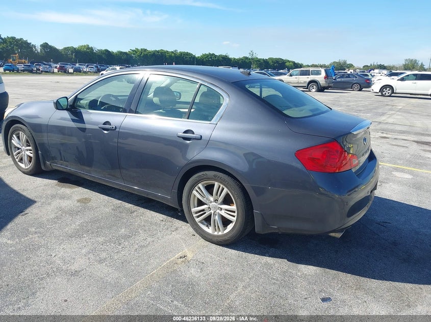 Vin: jn1cv6ap5am200494, lot: 46736127, infiniti g37 journey 20103