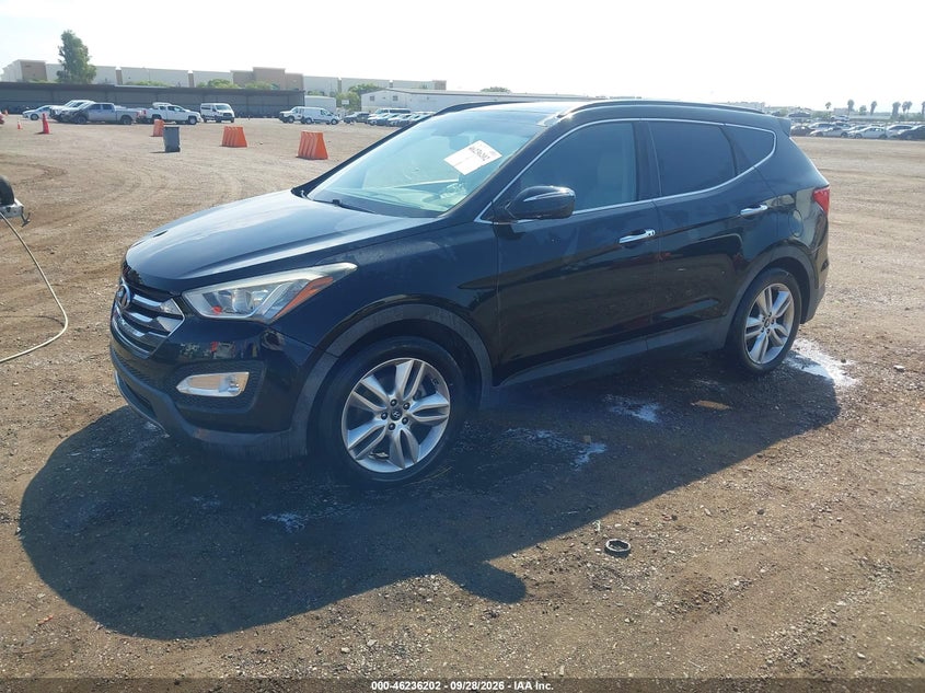 2014 Hyundai Santa Fe Sport 2.0L Turbo, Normal Wear & Tear, IAAI, VIN 5XYZW3LAXEG142028 — photo 2