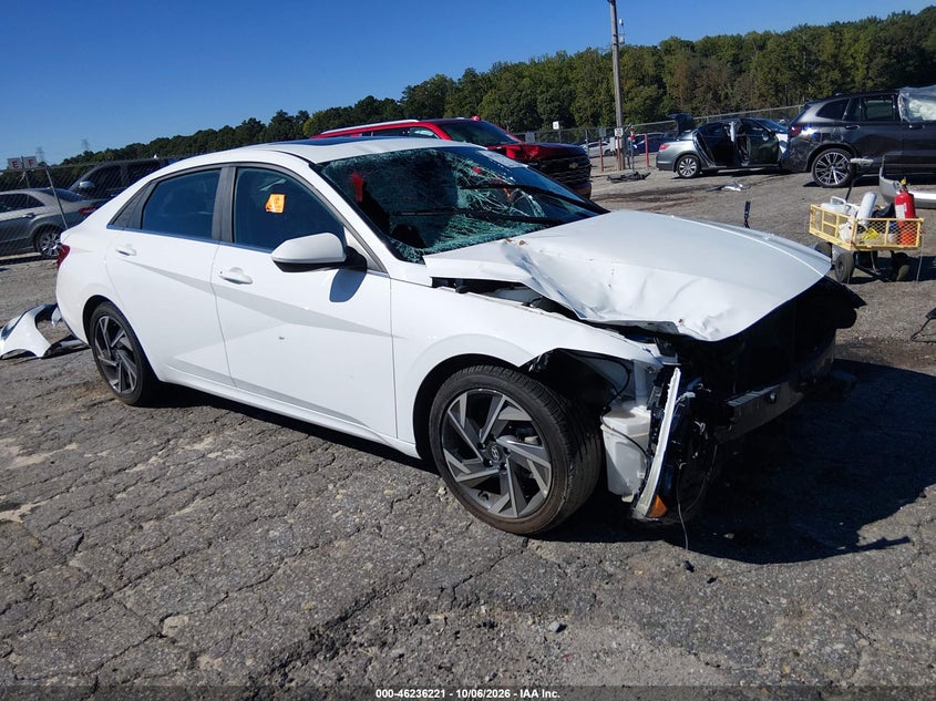 Vin: kmhls4dg3ru732971, lot: 46736215, hyundai elantra sel 20241