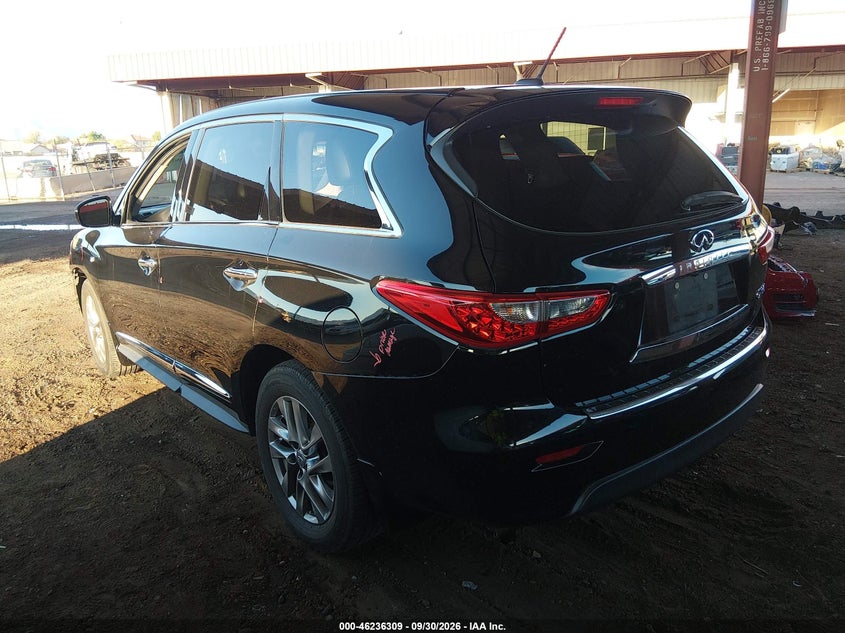Vin: 5n1al0mn2ec503015, lot: 46736303, infiniti qx60 20143