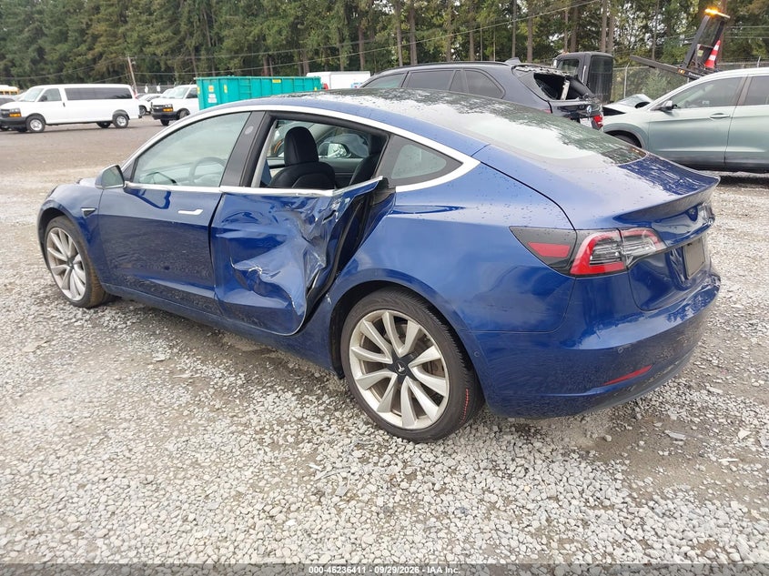 Vin: 5yj3e1eaxkf417409, lot: 46736405, tesla model 3 long range/mid range/standard range/standard range plus 20193