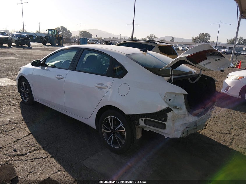 Vin: 3kpf24ad2pe538634, lot: 46736407, kia fuerte lxs 20233