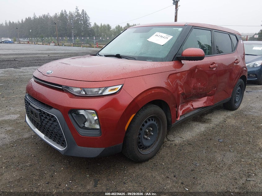 2021 Kia Soul Lx, Левый бок, IAAI, VIN KNDJ23AU8M7759378 — фото 2